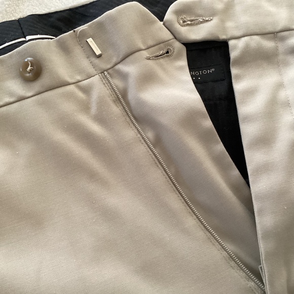 Covington Beige Mens Slacks Trousers Pants 38x29 - Picture 3 of 5